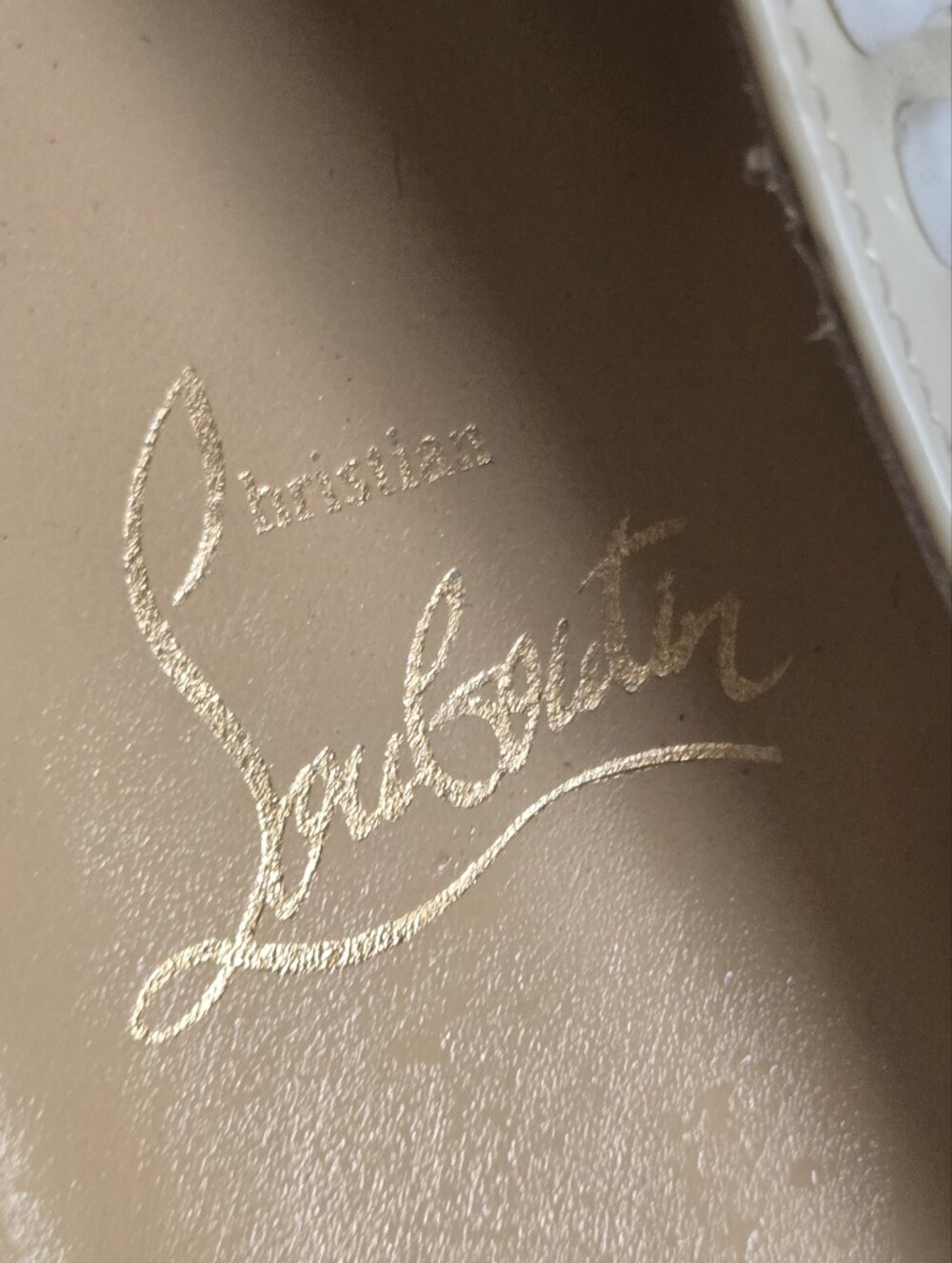 Christian Louboutin Pigalle Spikes Cream/white Flats Womens Size 36 - Picture 14 of 14